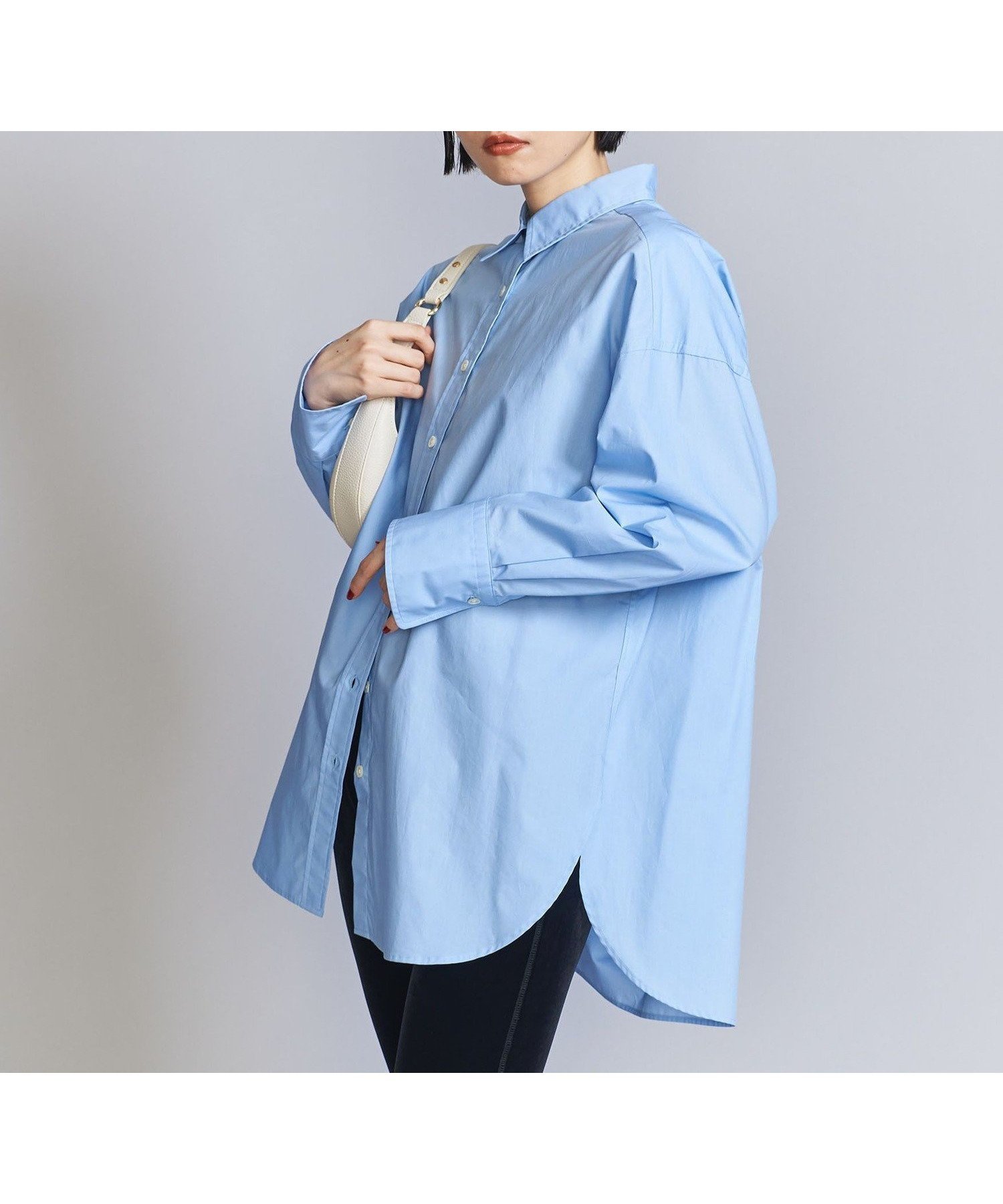 【ユナイテッドアローズ/UNITED ARROWS】のコットンブロード レギュラーシャツ -ウォッシャブル- インテリア・キッズ・メンズ・レディースファッション・服の通販 founy(ファニー) 　ファッション　Fashion　レディースファッション　Fashion for Women　トップス・カットソー　Cut & Sew Tops　シャツ・ブラウス・オフィスカジュアル　Elegant Blouses & Button-Ups　ウォッシャブル　Machine Washable　春　Spring　クラシカル　Classical, Vintage-Inspired　タイプライター　Typewriter Fabric, Crisp Cotton　トレンド　Trend, Trending Now　定番　Standard, Basic Item　フォルム　Silhouette, Form　ブロード　Broadcloth, Fine Cotton　ベーシック　Basic, Essential　レギュラー　Regular, Standard Fit　おすすめ　Recommended / Our Picks　LT.BLUE|ID: prp329100004693579 ipo3291000000033890285