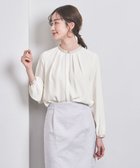 【ユナイテッドアローズ/UNITED ARROWS】のバイカラー パイピング ブラウス OFF WHITE|ID:prp329100004693584