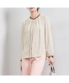 【ユナイテッドアローズ/UNITED ARROWS】のバイカラー パイピング ブラウス NATURAL|ID:prp329100004693584