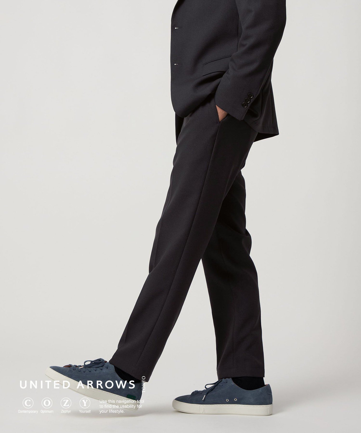 【ユナイテッドアローズ/UNITED ARROWS / MEN】のテック ツイル ノープリーツ パンツ UA COZY ウォッシャブル 防しわ性(着用しわ) 人気、トレンドファッション・服の通販 founy(ファニー) 　ファッション　Fashion　メンズファッション　Fashion for Men　ボトムス　Bottoms　ウォッシャブル　Machine Washable　シャーリング　Shirring, Ruched　シューズ　Shoes, Footwear　ジャケット　Jacket, Outerwear　ストレッチ　Stretch, Stretchy Fabric　スニーカー　Sneakers, Trainers　スマート　Smart, Elegant　スリム　Slim, Slim Fit　セットアップ　Set-Up, Coordinated Outfit　ツイル　Twist, Twisted Detail　テーパード　Tapered, Tapered Pants　長袖　Long Sleeve, Full Sleeve　パターン　Pattern, Design Print　プリーツ　Pleats, Pleated　半袖　Short Sleeve, Half Sleeve　メランジ　Melange, Mixed Yarn　おすすめ　Recommended / Our Picks　ビジネス 仕事 通勤　Business / Work / Commuting　 other-1|ID: prp329100004693628 ipo3291000000034102189