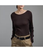 【サロン アダム エ ロペ/SALON adam et rope'】のHug Silkラウンドネックプルオーバー 2 / 新色追加 人気、トレンドファッション・服の通販 founy(ファニー) ファッション Fashion レディースファッション Fashion for Women トップス・カットソー Cut & Sew Tops カジュアルプルオーバー・ニットトップス Pullovers & Knit Tops / Casual Pullovers インナー Innerwear シルク Silk, 100% Silk スリーブ Sleeve, Long Sleeve / Short Sleeve デコルテ Décolleté, Neckline ロング Long, Long-Length thumbnail ブラウン(22)|ID: prp329100004693650 ipo3291000000033891055