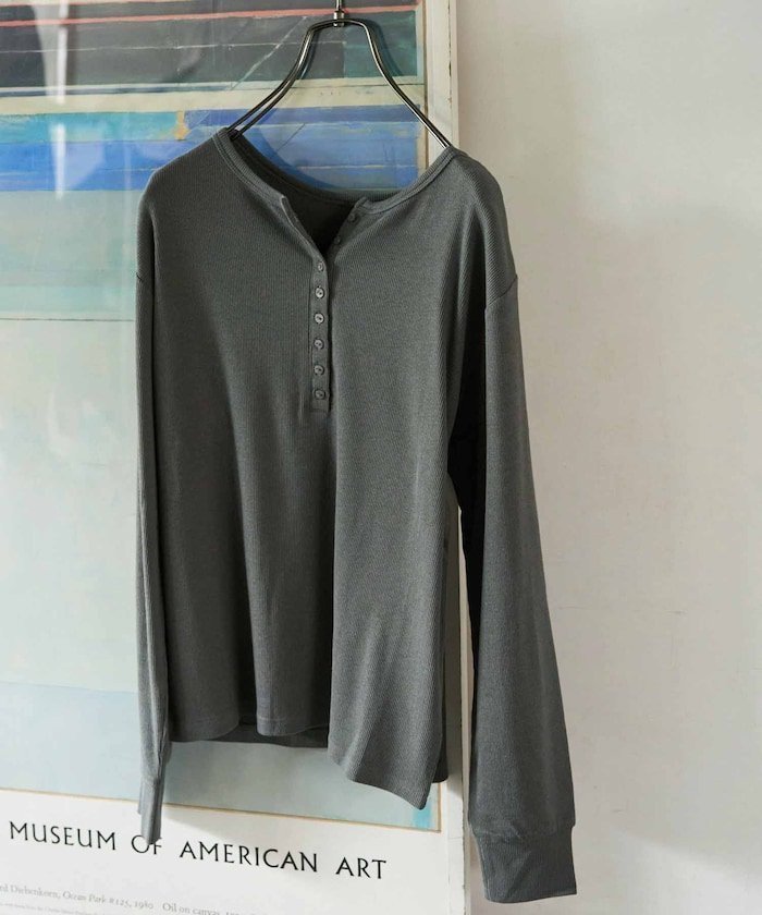 【フリークスストア/FREAK'S STORE】のGinger ヘンリーネック ロング スリーブ トップス【限定展開】 25AW インテリア・キッズ・メンズ・レディースファッション・服の通販 founy(ファニー) 　ファッション　Fashion　レディースファッション　Fashion for Women　トップス・カットソー　Cut & Sew Tops　2025年　2025　2025-2026秋冬・A/W　Autumn/Winter 2025–26 AW25–26　冬　Winter / This Winter　おすすめ　Recommended / Our Picks　インナー　Innerwear　スリーブ　Sleeve, Long Sleeve / Short Sleeve　フィット　Fit, Slim Fit　プチプライス・低価格　Affordable / Budget Price　ベーシック　Basic, Essential　ロング　Long, Long-Length　抗菌　Antibacterial, Bacteria-Resistant　A/W・秋冬　Autumn/Winter　グレー|ID: prp329100004693656 ipo3291000000034284198