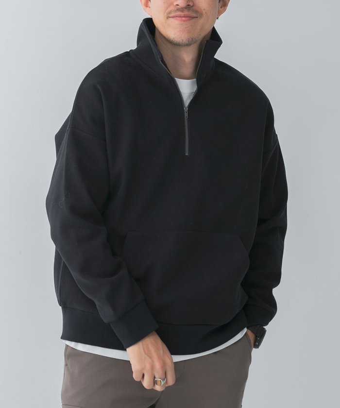 【アイテムズ アーバンリサーチ/ITEMS URBAN RESEARCH / MEN】の高機能ジャージーメルトンハーフzipプルオーバー インテリア・キッズ・メンズ・レディースファッション・服の通販 founy(ファニー) https://founy.com/ ファッション Fashion メンズファッション Fashion for Men トップス・カットソー Cut & Sew Tops 2024年 2024 2024-2025秋冬・A/W Autumn/Winter 2024–25 AW24–25 冬 Winter / This Winter メルトン Melton, Heavy Wool リラックス Relax, Relaxed Fit 人気 Popular, Best Seller A/W・秋冬 Autumn/Winter |ID: prp329100004693657 ipo3291000000033891099