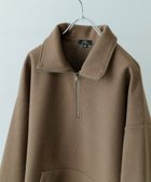 【アイテムズ アーバンリサーチ/ITEMS URBAN RESEARCH / MEN】の高機能ジャージーメルトンハーフzipプルオーバー BRN|ID: prp329100004693657 ipo3291000000033891107
