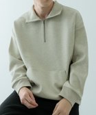 【アイテムズ アーバンリサーチ/ITEMS URBAN RESEARCH / MEN】の高機能ジャージーメルトンハーフzipプルオーバー BEG|ID: prp329100004693657 ipo3291000000033891108