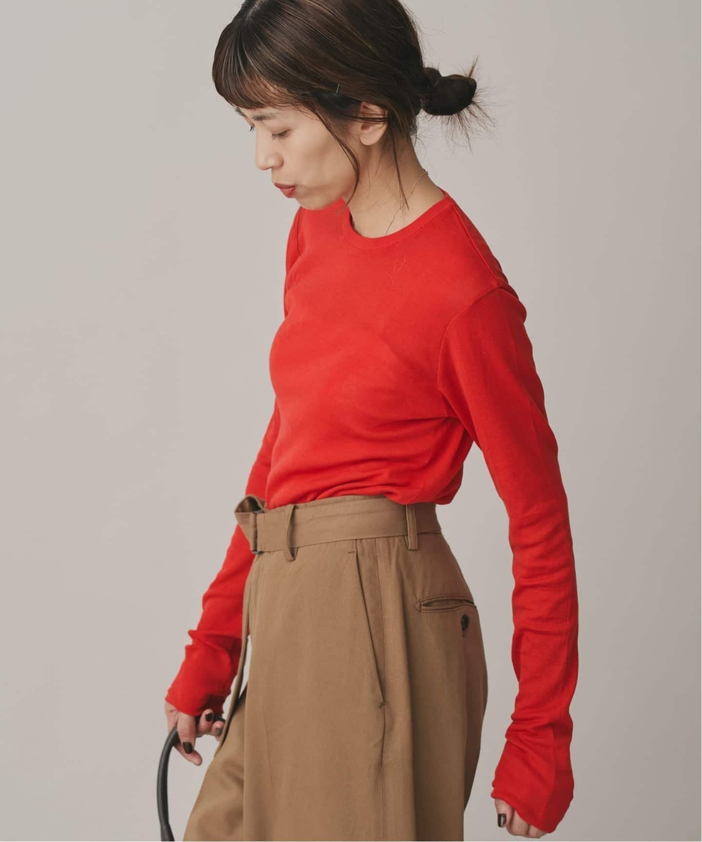 【イエナ/IENA】の80セーターマシンプルオーバー インテリア・キッズ・メンズ・レディースファッション・服の通販 founy(ファニー) 　ファッション　Fashion　レディースファッション　Fashion for Women　トップス・カットソー　Cut & Sew Tops　カジュアルプルオーバー・ニットトップス　Pullovers & Knit Tops / Casual Pullovers　2025年　2025　2025-2026秋冬・A/W　Autumn/Winter 2025–26 AW25–26　カットソー　Cut and Sewn Top　スマート　Smart, Elegant　セーター　Sweater, Knitwear　レッド|ID: prp329100004693667 ipo3291000000034125090