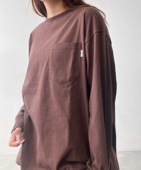 【アズノウアズ プラス/AS KNOW AS plus】の♪ポケット付き コットンシンプルロンT 人気、トレンドファッション・服の通販 founy(ファニー) ファッション Fashion レディースファッション Fashion for Women トップス・カットソー Cut & Sew Tops ロングTシャツ・Tシャツ Longline T-Shirts & Tees インナー Innerwear サロペット Overalls, Salopette シンプル Simple, Minimal 長袖 Long Sleeve, Full Sleeve バランス Balance, Style Balance ビスチェ Bustier, Corset Top ベスト Vest, Waistcoat ポケット Pocket, Pocket Detail 再入荷 Restock / Back in Stock |ID:prp329100004693672