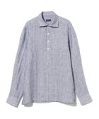 【ビームス/BEAMS / MEN】のリネン ストライプ プルオーバー シャツ INDIGO/9703|ID: prp329100004693723 ipo3291000000033891551