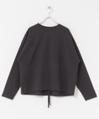 【アーバンリサーチ ドアーズ/URBAN RESEARCH DOORS】のヘムドロストロングスリーブプルオーバー 人気、トレンドファッション・服の通販 founy(ファニー) ファッション Fashion レディースファッション Fashion for Women トップス・カットソー Cut & Sew Tops カジュアルプルオーバー・ニットトップス Pullovers & Knit Tops / Casual Pullovers 2025年 2025 2025-2026秋冬・A/W Autumn/Winter 2025–26 AW25–26 冬 Winter / This Winter カットソー Cut and Sewn Top フォルム Silhouette, Form リボン Ribbon, Bow A/W・秋冬 Autumn/Winter 長袖 Long Sleeve, Full Sleeve thumbnail CHARCOAL|ID: prp329100004693744 ipo3291000000033891671