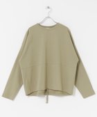 【アーバンリサーチ ドアーズ/URBAN RESEARCH DOORS】のヘムドロストロングスリーブプルオーバー 人気、トレンドファッション・服の通販 founy(ファニー) ファッション Fashion レディースファッション Fashion for Women トップス・カットソー Cut & Sew Tops カジュアルプルオーバー・ニットトップス Pullovers & Knit Tops / Casual Pullovers 2025年 2025 2025-2026秋冬・A/W Autumn/Winter 2025–26 AW25–26 冬 Winter / This Winter カットソー Cut and Sewn Top フォルム Silhouette, Form リボン Ribbon, Bow A/W・秋冬 Autumn/Winter 長袖 Long Sleeve, Full Sleeve thumbnail L.KHAKI|ID: prp329100004693744 ipo3291000000033891673