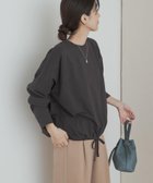 【アーバンリサーチ ドアーズ/URBAN RESEARCH DOORS】のヘムドロストロングスリーブプルオーバー 人気、トレンドファッション・服の通販 founy(ファニー) ファッション Fashion レディースファッション Fashion for Women トップス・カットソー Cut & Sew Tops カジュアルプルオーバー・ニットトップス Pullovers & Knit Tops / Casual Pullovers 2025年 2025 2025-2026秋冬・A/W Autumn/Winter 2025–26 AW25–26 冬 Winter / This Winter カットソー Cut and Sewn Top フォルム Silhouette, Form リボン Ribbon, Bow A/W・秋冬 Autumn/Winter 長袖 Long Sleeve, Full Sleeve thumbnail CHARCOAL|ID: prp329100004693744 ipo3291000000034437810