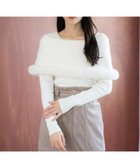 【ノエラ/Noela】のファートリムニット 人気、トレンドファッション・服の通販 founy(ファニー) ファッション Fashion レディースファッション Fashion for Women トップス・カットソー Cut & Sew Tops ニット Knit Tops & Sweaters おすすめ Recommended / Our Picks フェイクファー Faux Fur, Imitation Fur ポケット Pocket, Pocket Detail thumbnail オフホワイト|ID: prp329100004693786 ipo3291000000033891884