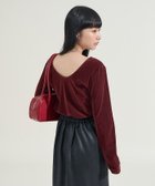 【フリークスストア/FREAK'S STORE】のベロア バックオープンロンTシャツ 人気、トレンドファッション・服の通販 founy(ファニー) ファッション Fashion レディースファッション Fashion for Women トップス・カットソー Cut & Sew Tops シャツ・ブラウス・オフィスカジュアル Elegant Blouses & Button-Ups ロングTシャツ・Tシャツ Longline T-Shirts & Tees ベロアトップス Velour Tops / Velvet-Look Items バッグ Bags 冬 Winter / This Winter インナー Innerwear キャミワンピース Cami Dress, Slip Dress コンパクト Compact, Small Size シンプル Simple, Minimal ビスチェ Bustier, Corset Top フィット Fit, Slim Fit ベスト Vest, Waistcoat ベロア Velour, Soft Velvet A/W・秋冬 Autumn/Winter thumbnail ワインレッド|ID: prp329100004693831 ipo3291000000033892168