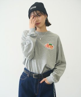 【ミルクフェド/MILKFED.】のBREAKFAST WIDE L/S TEE 人気、トレンドファッション・服の通販 founy(ファニー) ファッション Fashion レディースファッション Fashion for Women プリント Print, Printed Pattern プレート Plate, Dish |ID:prp329100004693835