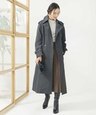 【ミッシェルクラン/MICHEL KLEIN】のロングトレンチコート ダークグレー|ID: prp329100004693843 ipo3291000000033892251