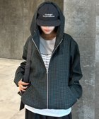 【チャオパニックティピー/CIAOPANIC TYPY】の【UNISEX】チェックフルジップシャツジャケット ブラック|ID: prp329100004693875 ipo3291000000033892660
