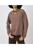 【マウジー/moussy】のSHEER BORDER ロンT 人気、トレンドファッション・服の通販 founy(ファニー) ファッション Fashion レディースファッション Fashion for Women トップス・カットソー Cut & Sew Tops ロングTシャツ・Tシャツ Longline T-Shirts & Tees おすすめ Recommended / Our Picks シアー Sheer, See-Through シンプル Simple, Minimal ボーダー Border, Stripe リラックス Relax, Relaxed Fit 人気 Popular, Best Seller 再入荷 Restock / Back in Stock thumbnail BRN|ID: prp329100004693882 ipo3291000000033892726