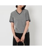 【ビューティ&ユース ユナイテッドアローズ/BEAUTY&YOUTH / UNITED ARROWS】のVネック ラインスリーブ Tシャツ DK.GRAY|ID: prp329100004693886 ipo3291000000033892799
