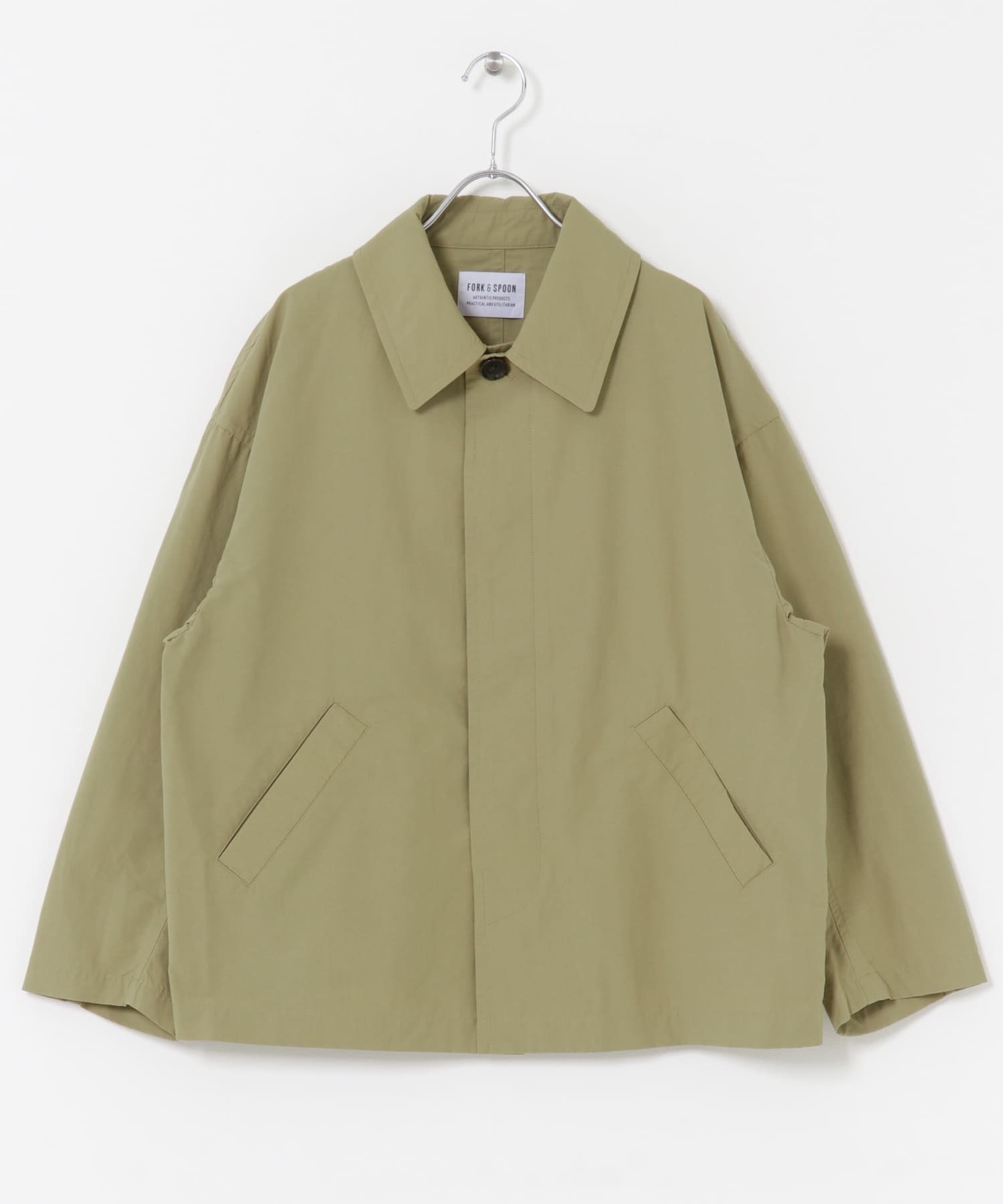 【アーバンリサーチ ドアーズ/URBAN RESEARCH DOORS】のFORK SPOON ステンカラーショートコート インテリア・キッズ・メンズ・レディースファッション・服の通販 founy(ファニー) 　ファッション　Fashion　レディースファッション　Fashion for Women　アウター　Coat / Outerwear Collection　コート・ロングコート・ピーコート　Long Coats, Peacoats & More　ショート　Short, Short Length　ベーシック　Basic, Essential　ロング　Long, Long-Length　楽ちん　Easy Fit, Comfortable　ワイド　Wide, Wide Fit　A/W・秋冬　Autumn/Winter　冬　Winter / This Winter　エレガント 上品　Elegant　2025年　2025　2025-2026秋冬・A/W　Autumn/Winter 2025–26 AW25–26　BEIGE|ID: prp329100004693897 ipo3291000000033892952
