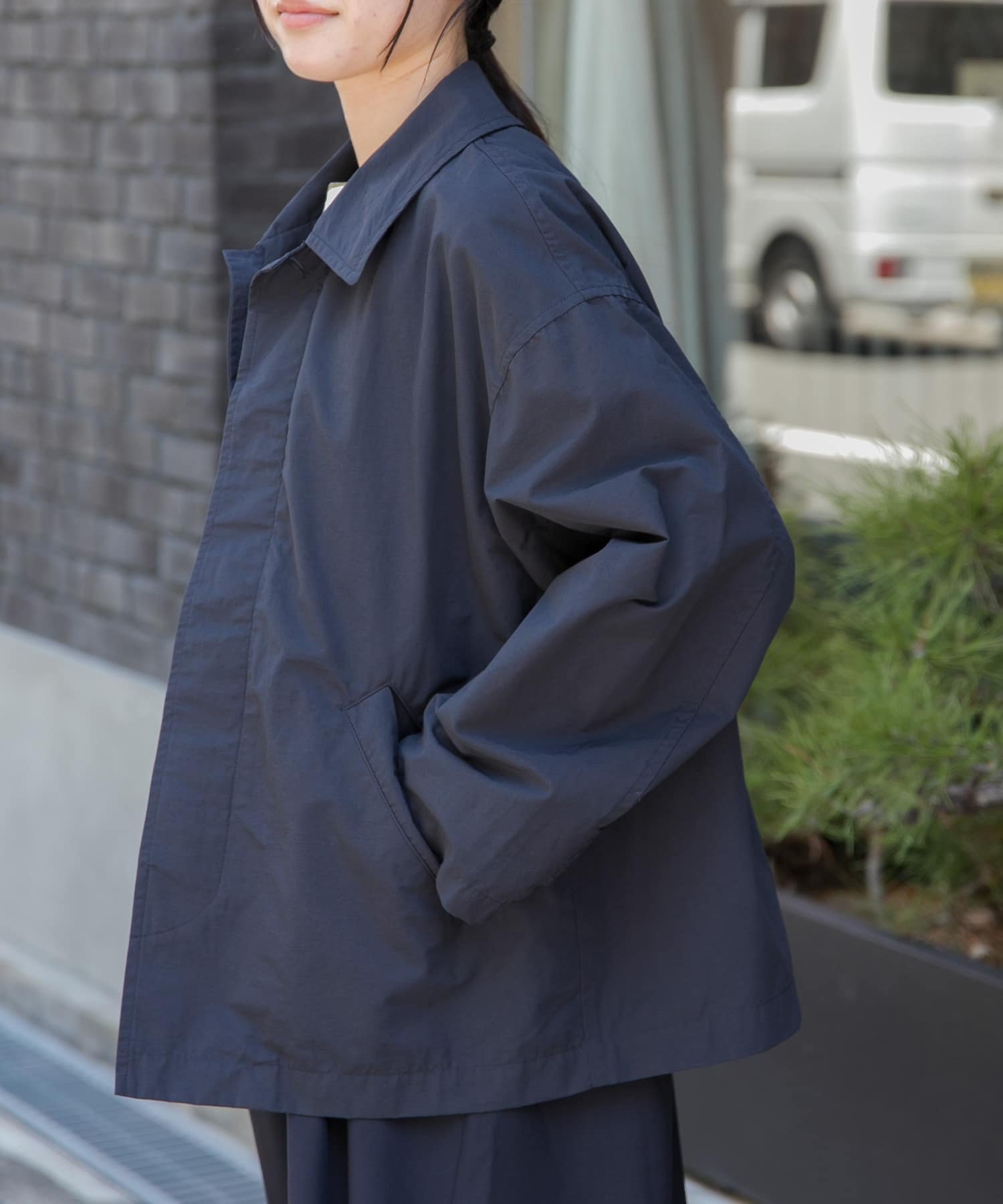 【アーバンリサーチ ドアーズ/URBAN RESEARCH DOORS】のFORK SPOON ステンカラーショートコート インテリア・キッズ・メンズ・レディースファッション・服の通販 founy(ファニー) 　ファッション　Fashion　レディースファッション　Fashion for Women　アウター　Coat / Outerwear Collection　コート・ロングコート・ピーコート　Long Coats, Peacoats & More　ショート　Short, Short Length　ベーシック　Basic, Essential　ロング　Long, Long-Length　楽ちん　Easy Fit, Comfortable　ワイド　Wide, Wide Fit　A/W・秋冬　Autumn/Winter　冬　Winter / This Winter　エレガント 上品　Elegant　2025年　2025　2025-2026秋冬・A/W　Autumn/Winter 2025–26 AW25–26　NAVY|ID: prp329100004693897 ipo3291000000033892954