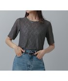 【グローバルワーク/GLOBAL WORK】のMATINEE LINE/レースシアープルオーバー半袖/327912 人気、トレンドファッション・服の通販 founy(ファニー) ファッション Fashion レディースファッション Fashion for Women トップス・カットソー Cut & Sew Tops カジュアルプルオーバー・ニットトップス Pullovers & Knit Tops / Casual Pullovers インナー Innerwear カットソー Cut and Sewn Top コンパクト Compact, Small Size シンプル Simple, Minimal ストレッチ Stretch, Stretchy Fabric セレモニー Ceremony デニム Denim, Jeans Material レース Lace, Lace Fabric 半袖 Short Sleeve, Half Sleeve thumbnail チャコール18|ID: prp329100004693901 ipo3291000000033893003