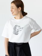 【テチチ/Te chichi】の【接触冷感】動物モチーフプリントTシャツ 人気、トレンドファッション・服の通販 founy(ファニー) ファッション Fashion レディースファッション Fashion for Women トップス・カットソー Cut & Sew Tops シャツ・ブラウス・オフィスカジュアル Elegant Blouses & Button-Ups ロングTシャツ・Tシャツ Longline T-Shirts & Tees プリント Print, Printed Pattern モチーフ Motif, Design Theme thumbnail オフホワイト|ID: prp329100004693929 ipo3291000000033893320