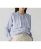 【グローバルワーク/GLOBAL WORK】のキレイつづくティアードブラウス/579500 ブルーストライプ82|ID:prp329100004693932