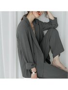 【ジュノア/JUNOAH】の2つボタンダブルジャケットセットアップ チャコール|ID: prp329100004693934 ipo3291000000033893385