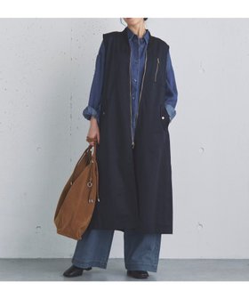 【ドゥ アルシーヴ/Doux archives】のロングMA-1 ジレ 人気、トレンドファッション・服の通販 founy(ファニー) ファッション Fashion レディースファッション Fashion for Women アウター Coat / Outerwear Collection MA-1ジャケット MA-1 Bomber Jackets / Flight Jackets トップス・カットソー Cut & Sew Tops ベスト&ジレ / 重ね着スタイル Vests & Gilets ギャザー Gathered, Ruffled ジップ Zip, Zipper スリット Slit, Slit Detail フロント Front, Front Design ロング Long, Long-Length 人気 Popular, Best Seller |ID:prp329100004693952