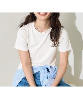 【フリークスストア/FREAK'S STORE】 【紫外線遮蔽率97.9%】ICE SUMMER ミニリブTシャツ/遮熱 UVカット 接触冷感 吸水 透け防止 25SS人気、トレンドファッション・服の通販 founy(ファニー) ファッション Fashion レディースファッション Fashion for Women トップス・カットソー Cut & Sew Tops シャツ・ブラウス・オフィスカジュアル Elegant Blouses & Button-Ups ロングTシャツ・Tシャツ Longline T-Shirts & Tees 2025年 2025 2025春夏・S/S Spring/Summer 2025 SS25 おすすめ Recommended / Our Picks インナー Innerwear コンパクト Compact, Small Size フィット Fit, Slim Fit 吸水 Absorbent, Quick-Dry 夏 Summer S/S・春夏 SS, Spring/Summer, Warm Season |ID:prp329100004693957