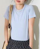 【フリークスストア/FREAK'S STORE】の【紫外線遮蔽率97.9%】ICE SUMMER ミニリブTシャツ/遮熱 UVカット 接触冷感 吸水 透け防止 25SS 人気、トレンドファッション・服の通販 founy(ファニー) ファッション Fashion レディースファッション Fashion for Women トップス・カットソー Cut & Sew Tops シャツ・ブラウス・オフィスカジュアル Elegant Blouses & Button-Ups ロングTシャツ・Tシャツ Longline T-Shirts & Tees 2025年 2025 2025春夏・S/S Spring/Summer 2025 SS25 おすすめ Recommended / Our Picks インナー Innerwear コンパクト Compact, Small Size フィット Fit, Slim Fit 吸水 Absorbent, Quick-Dry 夏 Summer S/S・春夏 SS, Spring/Summer, Warm Season thumbnail サックスブルー|ID: prp329100004693957 ipo3291000000033893710