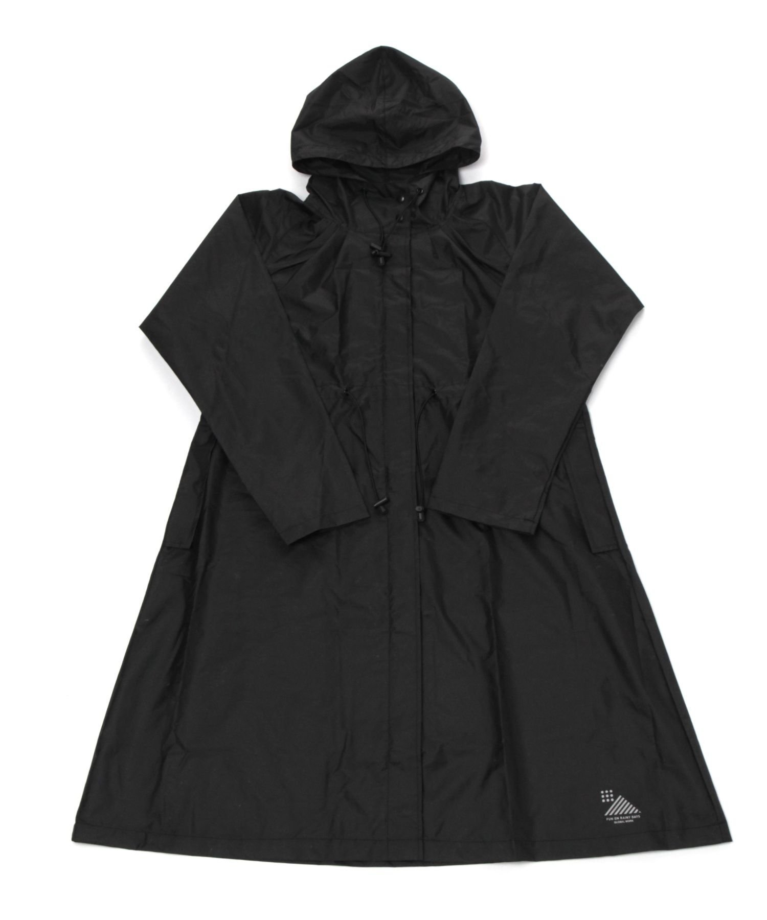 【グローバルワーク/GLOBAL WORK】のハッスイモッズレインコート インテリア・キッズ・メンズ・レディースファッション・服の通販 founy(ファニー) 　ファッション　Fashion　レディースファッション　Fashion for Women　アウター　Coat / Outerwear Collection　コート・ロングコート・ピーコート　Long Coats, Peacoats & More　おすすめ　Recommended / Our Picks　シンプル　Simple, Minimal　ポーチ　Pouch, Small Case　旅行　Travel　ブラック09|ID: prp329100004693962 ipo3291000000033893772