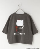 【ローリーズファーム/LOWRYS FARM】の【HELLO KITTY】SHORT TEE チャコールグレー|ID: prp329100004693976 ipo3291000000033893877