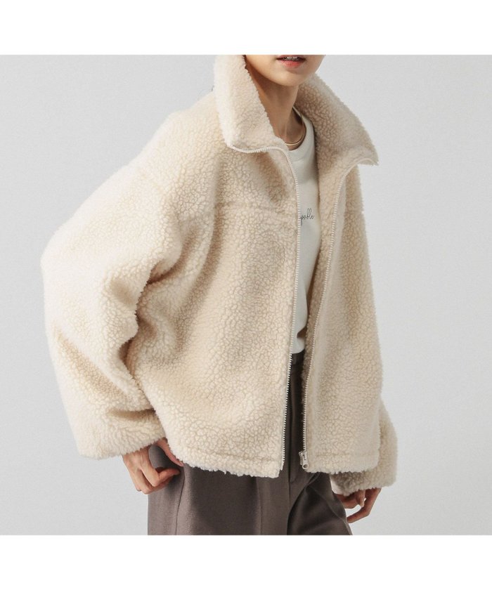 【グローバルワーク/GLOBAL WORK】のボアスタンドブルゾン/115435 インテリア・キッズ・メンズ・レディースファッション・服の通販 founy(ファニー) https://founy.com/ ファッション Fashion レディースファッション Fashion for Women アウター Coat / Outerwear Collection ブルゾンジャケット・スポーティアウター Blouson Jackets インナー Innerwear スタンド Stand Collar, Upright Stand バランス Balance, Style Balance ブルゾン Blouson, Bomber Jacket 楽ちん Easy Fit, Comfortable 軽量 Lightweight, Ultra Light 防寒 Cold Protection, Winter-Ready |ID: prp329100004693979 ipo3291000000033893889