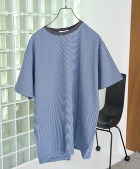 【フリークスストア/FREAK'S STORE】 ビックシルエット カラー 細ボーダー 半袖 Tシャツ【限定展開】 25SS人気、トレンドファッション・服の通販 founy(ファニー) ファッション Fashion レディースファッション Fashion for Women トップス・カットソー Cut & Sew Tops シャツ・ブラウス・オフィスカジュアル Elegant Blouses & Button-Ups ロングTシャツ・Tシャツ Longline T-Shirts & Tees 2025年 2025 2025春夏・S/S Spring/Summer 2025 SS25 ビッグ Big, Oversized ベーシック Basic, Essential ボーダー Border, Stripe 人気 Popular, Best Seller 半袖 Short Sleeve, Half Sleeve 吸水 Absorbent, Quick-Dry 夏 Summer S/S・春夏 SS, Spring/Summer, Warm Season |ID:prp329100004694008