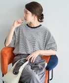 【フリークスストア/FREAK'S STORE】のビックシルエット カラー 細ボーダー 半袖 Tシャツ【限定展開】 25SS 人気、トレンドファッション・服の通販 founy(ファニー) ファッション Fashion レディースファッション Fashion for Women トップス・カットソー Cut & Sew Tops シャツ・ブラウス・オフィスカジュアル Elegant Blouses & Button-Ups ロングTシャツ・Tシャツ Longline T-Shirts & Tees 2025年 2025 2025春夏・S/S Spring/Summer 2025 SS25 ビッグ Big, Oversized ベーシック Basic, Essential ボーダー Border, Stripe 人気 Popular, Best Seller 半袖 Short Sleeve, Half Sleeve 吸水 Absorbent, Quick-Dry 夏 Summer S/S・春夏 SS, Spring/Summer, Warm Season thumbnail ブラック×オフホワイト|ID: prp329100004694008 ipo3291000000033894112