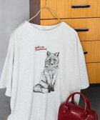 【フリークスストア/FREAK'S STORE】のキツネ 線画 プリント×ロゴ 刺繍 BIG 半袖 Tシャツ【限定展開】 25SS 人気、トレンドファッション・服の通販 founy(ファニー) ファッション Fashion レディースファッション Fashion for Women トップス・カットソー Cut & Sew Tops シャツ・ブラウス・オフィスカジュアル Elegant Blouses & Button-Ups ロングTシャツ・Tシャツ Longline T-Shirts & Tees 2025年 2025 2025春夏・S/S Spring/Summer 2025 SS25 おすすめ Recommended / Our Picks シンプル Simple, Minimal ジャケット Jacket, Outerwear ストラップサンダル Strappy Sandals, Strap Sandals ダメージ Distressed, Destroyed デニム Denim, Jeans Material ビッグ Big, Oversized プリント Print, Printed Pattern エレガント 上品 Elegant 半袖 Short Sleeve, Half Sleeve 夏 Summer S/S・春夏 SS, Spring/Summer, Warm Season thumbnail ライトグレー|ID: prp329100004694010 ipo3291000000033894122
