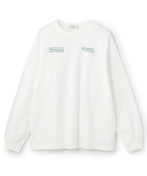【その他のブランド/Other】のアソートグラフィック長袖Tシャツ【韓国ファッション】 インテリア・キッズ・メンズ・レディースファッション・服の通販 founy(ファニー) 　ファッション　Fashion　レディースファッション　Fashion for Women　トップス・カットソー　Cut & Sew Tops　シャツ・ブラウス・オフィスカジュアル　Elegant Blouses & Button-Ups　ロングTシャツ・Tシャツ　Longline T-Shirts & Tees　インナー　Innerwear　キャミワンピース　Cami Dress, Slip Dress　グラフィック　Graphic, Graphic Design　トレンド　Trend, Trending Now　プリント　Print, Printed Pattern　ボトム　Bottoms, Lower Wear　ローズ　Rose, Rose Motif　長袖　Long Sleeve, Full Sleeve　オフ ホワイト|ID: prp329100004694025 ipo3291000000033894322