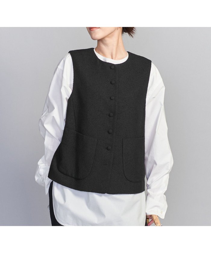 【ユナイテッドアローズ/UNITED ARROWS】のツイードライク ベスト インテリア・キッズ・メンズ・レディースファッション・服の通販 founy(ファニー) https://founy.com/ ファッション Fashion レディースファッション Fashion for Women アウター Coat / Outerwear Collection トップス・カットソー Cut & Sew Tops ベスト&ジレ / 重ね着スタイル Vests & Gilets おすすめ Recommended / Our Picks インナー Innerwear カットソー Cut and Sewn Top シンプル Simple, Minimal ジャケット Jacket, Outerwear セレモニー Ceremony ツイード Twill, Twill Weave ベスト Vest, Waistcoat マニッシュ Mannish, Boyish ビジネス 仕事 通勤 Business / Work / Commuting |ID: prp329100004694032 ipo3291000000033894393