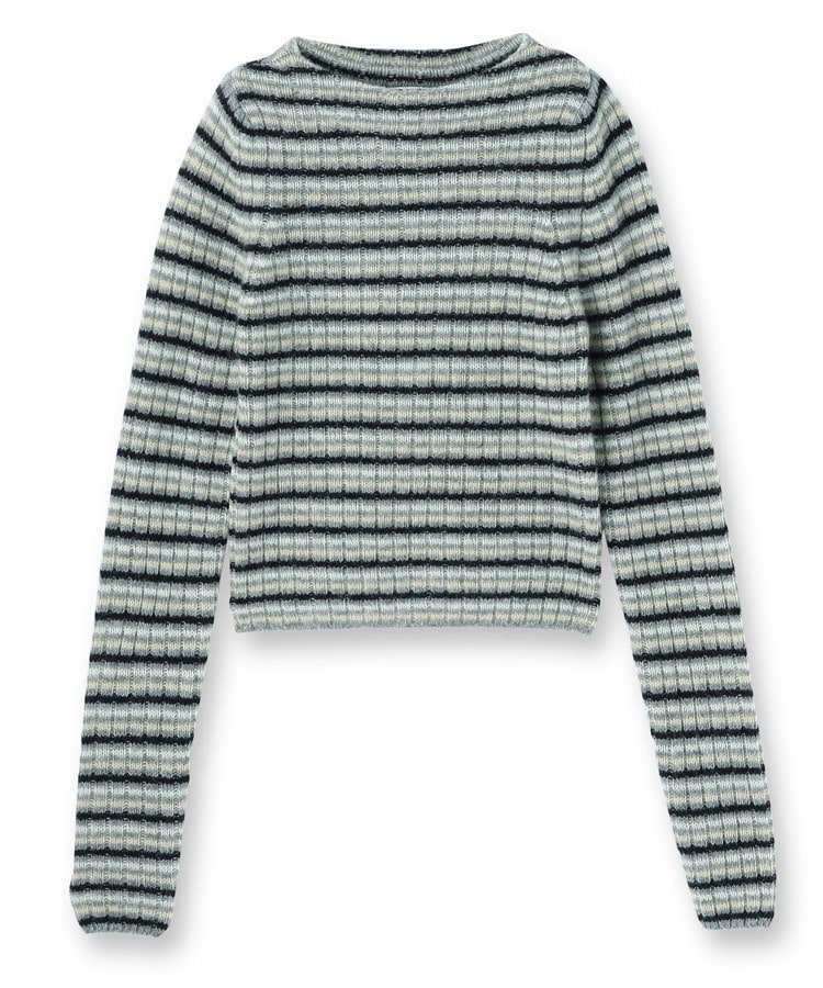 【ドレステリア/DRESSTERIOR】のAURALEE(オーラリー)SHETLAND WOOL CASHMERE RIB KNIT BOAT-NECK P/O インテリア・キッズ・メンズ・レディースファッション・服の通販 founy(ファニー) 　ファッション　Fashion　レディースファッション　Fashion for Women　トップス・カットソー　Cut & Sew Tops　ニット　Knit Tops & Sweaters　グレー|ID: prp329100004694039 ipo3291000000033894452