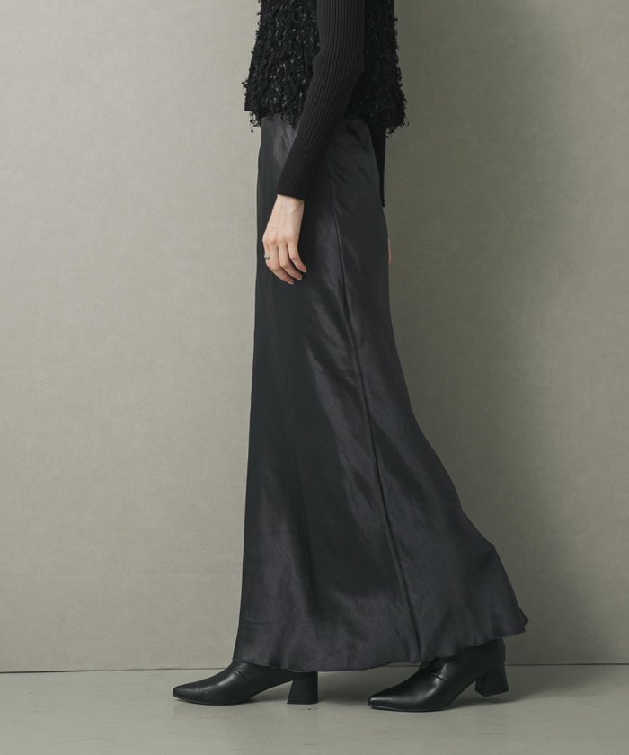 【センスオブプレイス/SENSE OF PLACE by URBAN RESEARCH】のサテンアイラインスカート インテリア・キッズ・メンズ・レディースファッション・服の通販 founy(ファニー) https://founy.com/ ファッション Fashion レディースファッション Fashion for Women スカート Skirts 2025年 2025 2025-2026秋冬・A/W Autumn/Winter 2025–26 AW25–26 冬 Winter / This Winter サテン Satin, Glossy Fabric エレガント 上品 Elegant A/W・秋冬 Autumn/Winter |ID: prp329100004694069 ipo3291000000034568978