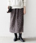 【シップス フォー ウィメン/SHIPS】のSHIPS any 手洗い可能 レオパード ジャカード Iライン イージー スカート ブラウン|ID: prp329100004694093 ipo3291000000034479175