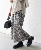 【シップス フォー ウィメン/SHIPS】のSHIPS any 手洗い可能 レオパード ジャカード Iライン イージー スカート ベージュ|ID: prp329100004694093 ipo3291000000034479177