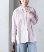 【シップス フォー ウィメン/SHIPS】の洗濯機可能 ピンタック バンド カラー シャツ 人気、トレンドファッション・服の通販 founy(ファニー) ファッション Fashion レディースファッション Fashion for Women トップス・カットソー Cut & Sew Tops シャツ・ブラウス・オフィスカジュアル Elegant Blouses & Button-Ups インナー Innerwear ヴィンテージ Vintage Style カーディガン Cardigan, Knitwear フロント Front, Front Design リラックス Relax, Relaxed Fit エレガント 上品 Elegant thumbnail ライトピンク|ID: prp329100004694101 ipo3291000000033894828