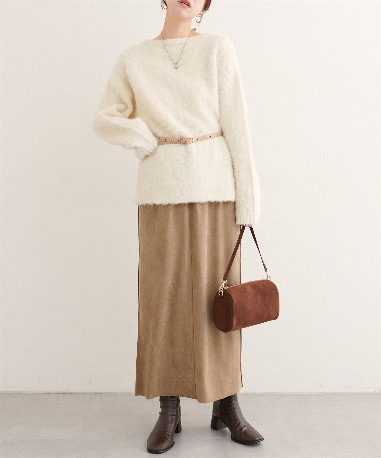 【ナチュラルクチュール/natural couture】のマルチウェイカットスウェードスカート インテリア・キッズ・メンズ・レディースファッション・服の通販 founy(ファニー) 　ファッション　Fashion　レディースファッション　Fashion for Women　スカート　Skirts　エレガント 上品　Elegant　カットソー　Cut and Sewn Top　サンダル　Sandals, Summer Shoes　シンプル　Simple, Minimal　ジャケット　Jacket, Outerwear　スニーカー　Sneakers, Trainers　スリット　Slit, Slit Detail　ポケット　Pocket, Pocket Detail　リラックス　Relax, Relaxed Fit　2025年　2025　2025-2026秋冬・A/W　Autumn/Winter 2025–26 AW25–26　モカ|ID: prp329100004694103 ipo3291000000033894844