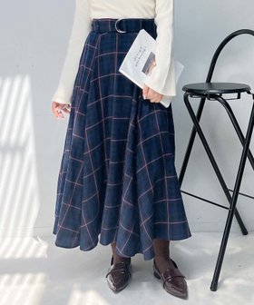 【アズノウアズ プラス/AS KNOW AS plus】の♪ベルト付ボリュームロングスカート 人気、トレンドファッション・服の通販 founy(ファニー) ファッション Fashion レディースファッション Fashion for Women スカート Skirts ロングスカート Long Skirts / Maxi & Midi Skirts ベルト&ウエストマーク Belts & Waist Accessories ガーリー Girly, Feminine Style チェック Check, Plaid, Tartan 定番 Standard, Basic Item 人気 Popular, Best Seller 無地 Plain, Solid Color ロング Long, Long-Length 再入荷 Restock / Back in Stock |ID:prp329100004694120