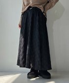 【アズノウアズ プラス/AS KNOW AS plus】の♪ベルト付属ボリュームロングスカート シシュウクロ|ID: prp329100004694120 ipo3291000000034578126