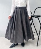 【アズノウアズ プラス/AS KNOW AS plus】の♪ベルト付属ボリュームロングスカート チャコストラ|ID: prp329100004694120 ipo3291000000034578130