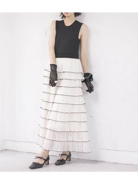 【ラシュッド/LASUD】のティアードパイピング切替ドレス 人気、トレンドファッション・服の通販 founy(ファニー) ファッション Fashion レディースファッション Fashion for Women ワンピース Dresses フォーマル・パーティードレス・結婚式用ドレス Elegant & Casual Dresses オケージョン Occasion Wear シフォン Chiffon, Lightweight Fabric ドレス Dress, One-Piece パイピング Piping, Trim Design 切替 Switching, Contrast Panel |ID:prp329100004694141
