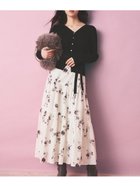 【セルフォード/CELFORD】のティアードワンピース カーディガンセット 人気、トレンドファッション・服の通販 founy(ファニー) ファッション Fashion レディースファッション Fashion for Women ワンピース Dresses カーディガン Cardigan, Knitwear ギャザー Gathered, Ruffled シルク Silk, 100% Silk タフタ Taffeta, Structured Fabric ティアードワンピース Tiered Dress, Flared Dress プリント Print, Printed Pattern リボン Ribbon, Bow thumbnail BLK[009]|ID: prp329100004694155 ipo3291000000033895160
